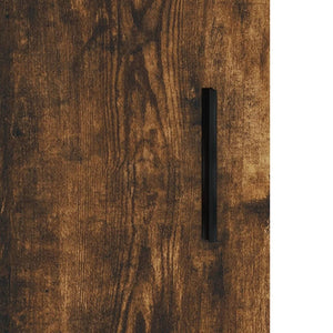 Scrivania Rovere Fumo 140x50x75 cm in Legno Multistrato 829569