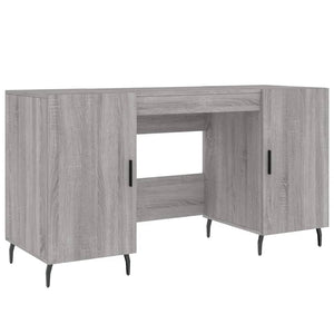 Scrivania Grigio Sonoma 140x50x75 cm in Legno Multistratocod mxl 128816