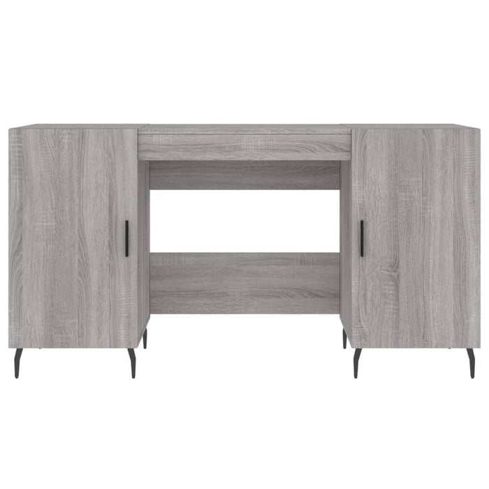 Scrivania Grigio Sonoma 140x50x75 cm in Legno Multistrato 829570