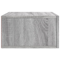 Comodini a Muro 2 pz Grigio Sonoma 35x35x20 cm 829817