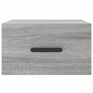 Comodini a Muro 2 pz Grigio Sonoma 35x35x20 cm 829849