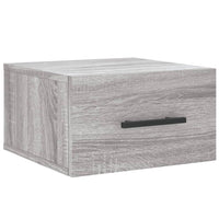 Comodini a Muro 2 pz Grigio Sonoma 35x35x20 cm 829881