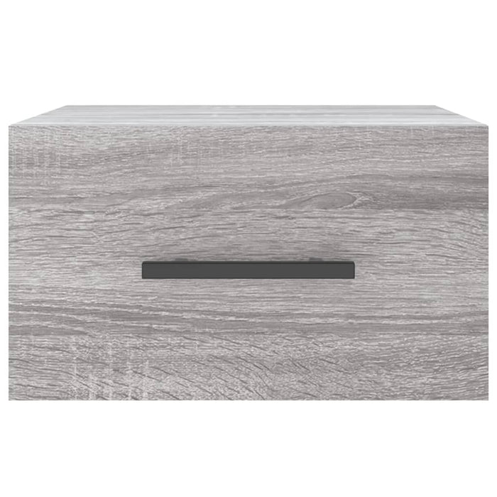 Comodini a Muro 2 pz Grigio Sonoma 35x35x20 cm 829881