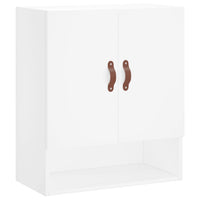 Armadietto a Muro Bianco 60x31x70 cm in Legno Multistrato 829884