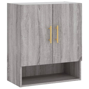 Armadietto a Muro Grigio Sonoma 60x31x70cm in Legno Multistrato 829898