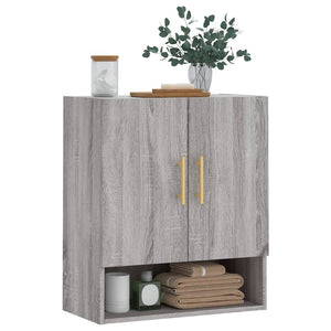 Armadietto a Muro Grigio Sonoma 60x31x70cm in Legno Multistrato 829898