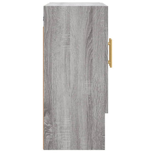 Armadietto a Muro Grigio Sonoma 60x31x70cm in Legno Multistrato 829898