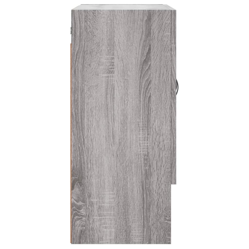 Armadietto a Muro Grigio Sonoma 60x31x70cm in Legno Multistrato 829906