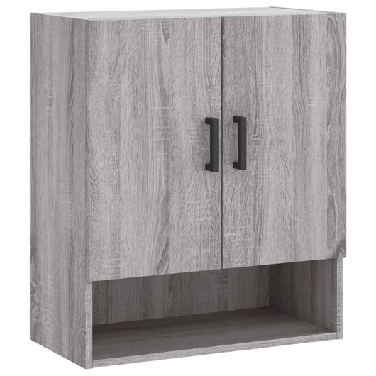 Armadietto a Muro Grigio Sonoma 60x31x70cm in Legno Multistrato 829914