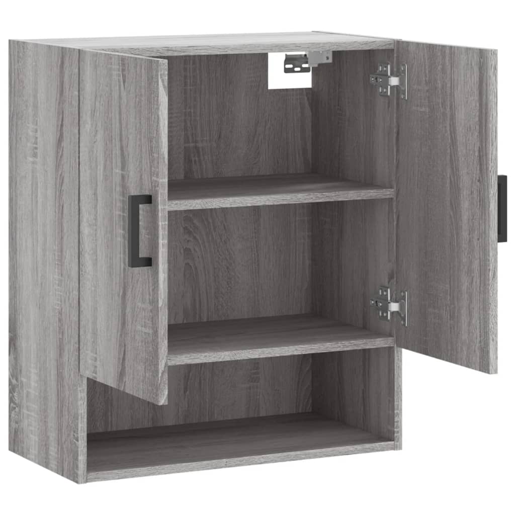 Armadietto a Muro Grigio Sonoma 60x31x70cm in Legno Multistrato 829914