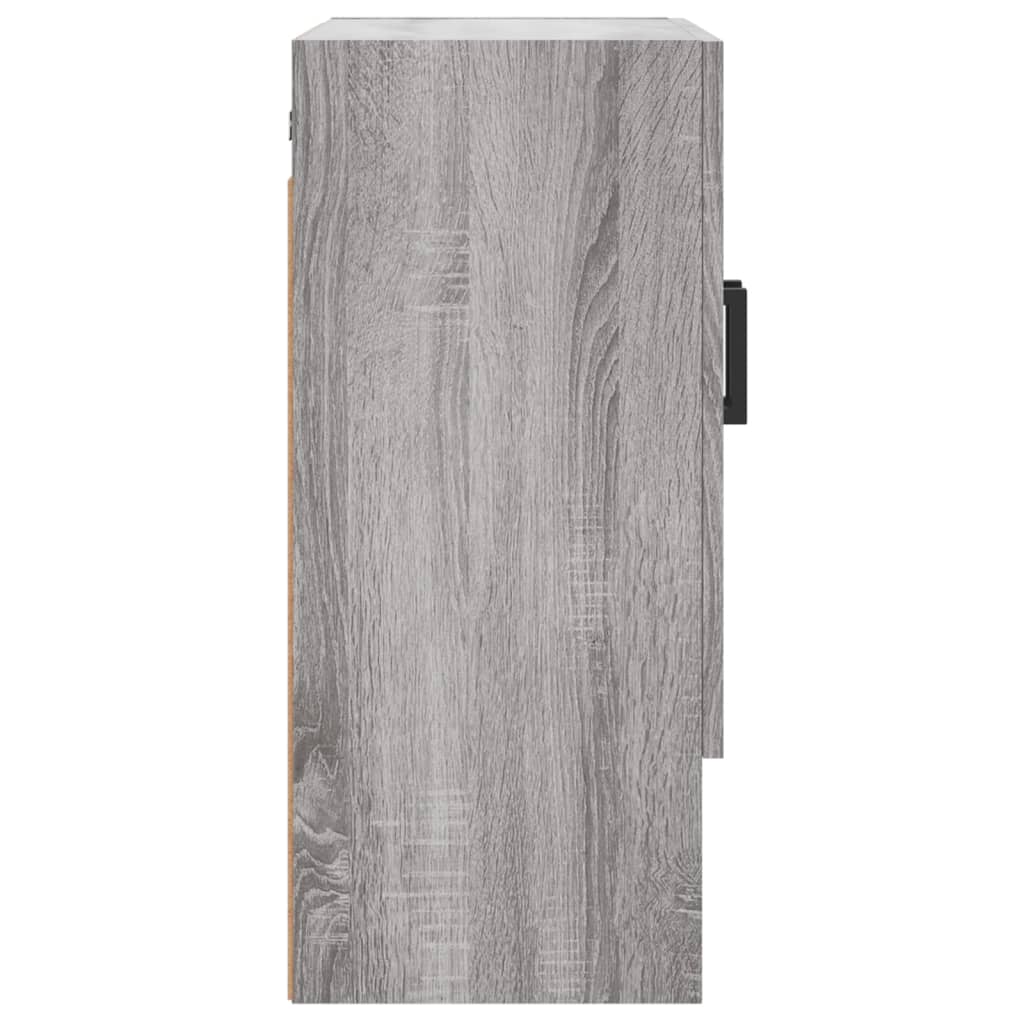 Armadietto a Muro Grigio Sonoma 60x31x70cm in Legno Multistrato 829914