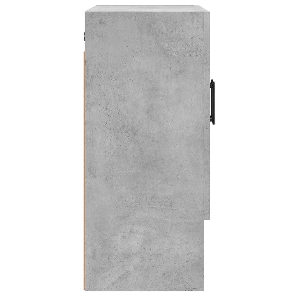 Armadietto a Muro Grigio Cemento 60x31x70 cm Legno Multistrato 829920