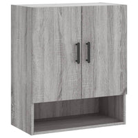 Armadietto a Muro Grigio Sonoma 60x31x70cm in Legno Multistrato 829922