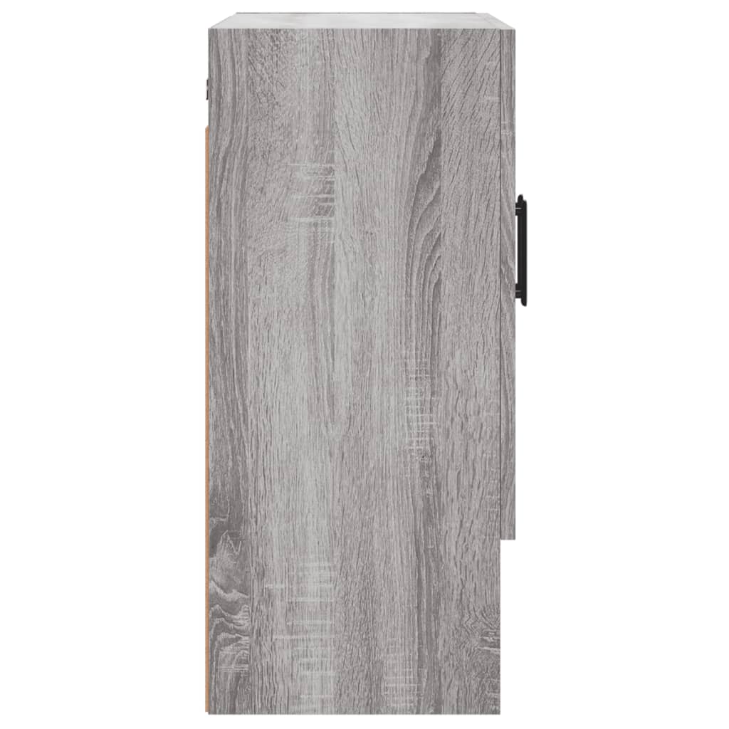 Armadietto a Muro Grigio Sonoma 60x31x70cm in Legno Multistrato 829922