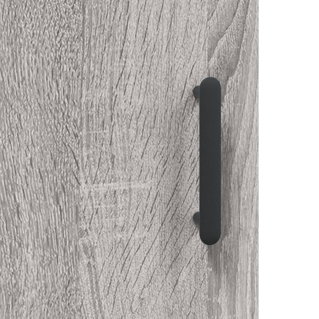 Armadietto a Muro Grigio Sonoma 60x31x70cm in Legno Multistrato 829922