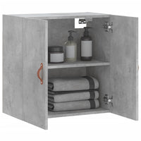 Mobile a Parete Grigio Cemento 60x31x60 cm in Legno Multistrato 829944