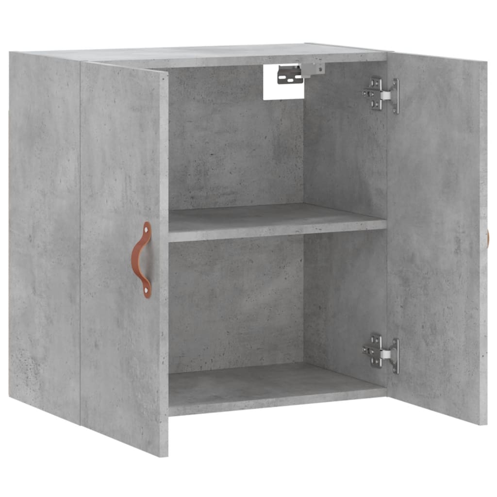 Mobile a Parete Grigio Cemento 60x31x60 cm in Legno Multistrato 829944