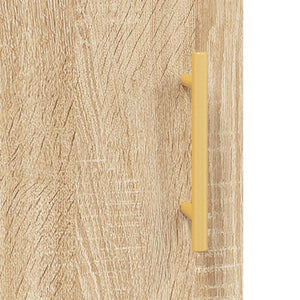 Armadietto a Muro Rovere Sonoma 60x31x60 cm Legno Multistrato 829951