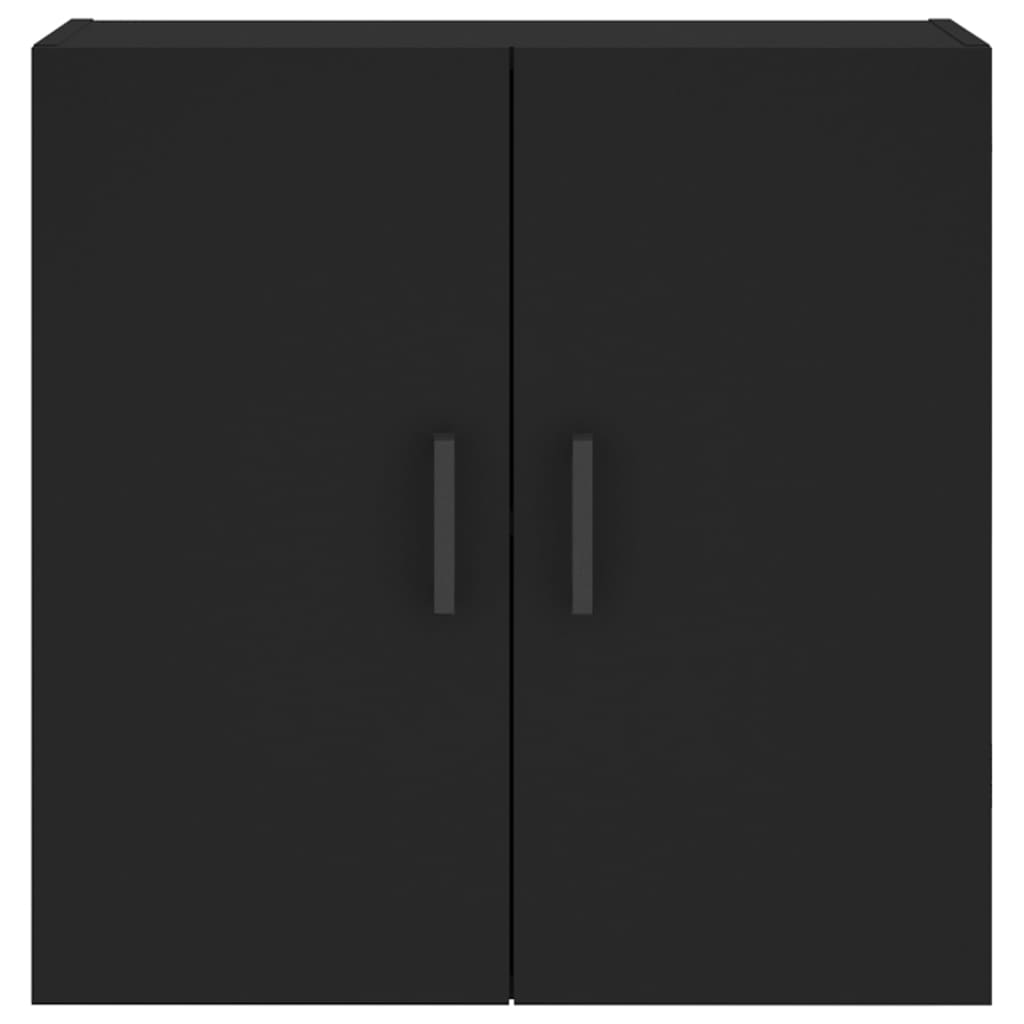 Armadietto a Muro Nero 60x31x60 cm in Legno Multistrato 829965