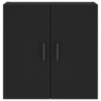 Armadietto a Muro Nero 60x31x60 cm in Legno Multistrato 829965