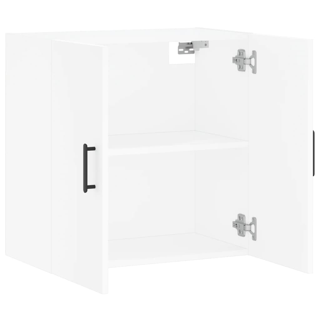 Armadietto a Muro Bianco 60x31x60 cm in Legno Multistrato 829972