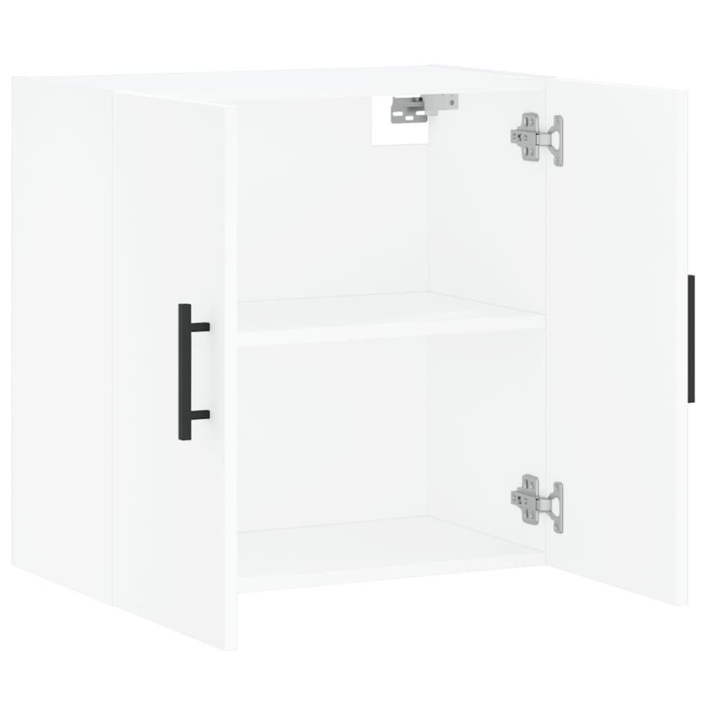 Armadietto a Muro Bianco 60x31x60 cm in Legno Multistrato 829988