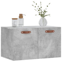 Mobile a Parete Grigio Cemento 60x36,5x35 cm Legno Multistrato 830000