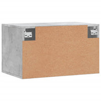 Mobile a Parete Grigio Cemento 60x36,5x35 cm Legno Multistrato 830000