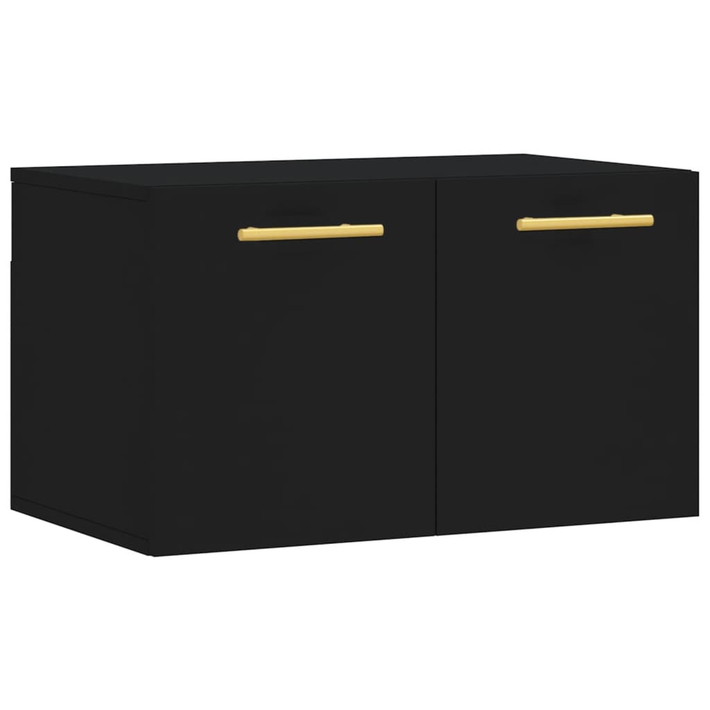 Mobile a Parete Nero 60x36,5x35 cm in Legno Multistratocod mxl 79130