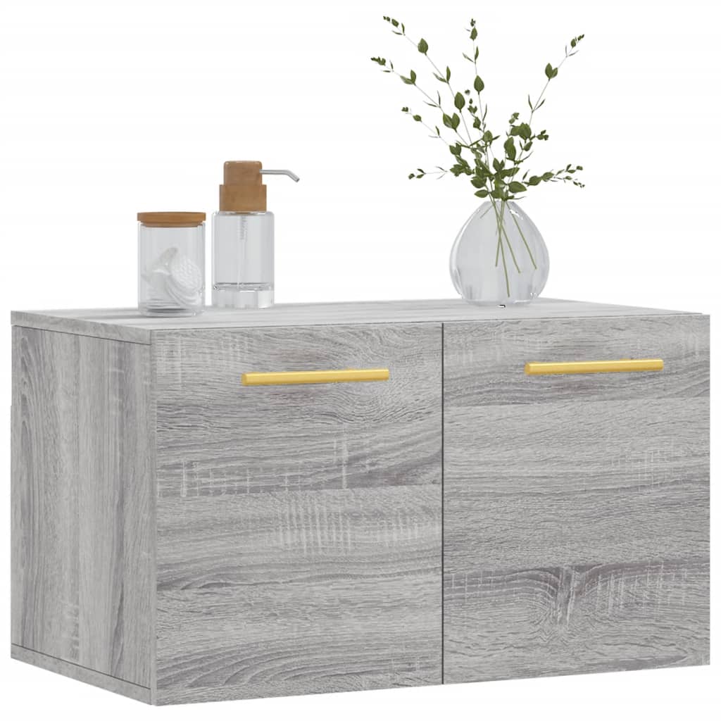 Mobile a Parete Grigio Sonoma 60x36,5x35cm in Legno Multistratocod mxl 104857