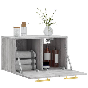 Mobile a Parete Grigio Sonoma 60x36,5x35cm in Legno Multistrato 830010