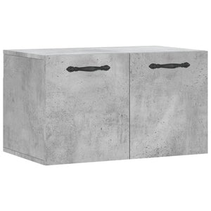 Mobile a Parete Grigio Cemento 60x36,5x35 cm Legno Multistrato 830016