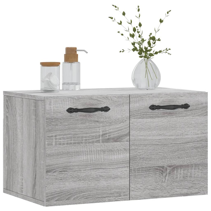 Mobile a Parete Grigio Sonoma 60x36,5x35cm in Legno Multistratocod mxl 81439