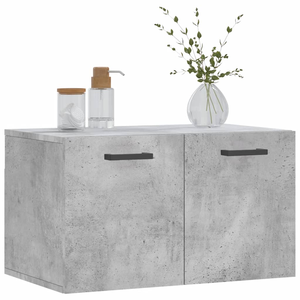 Mobile a Parete Grigio Cemento 60x36,5x35 cm Legno Multistratocod mxl 80044