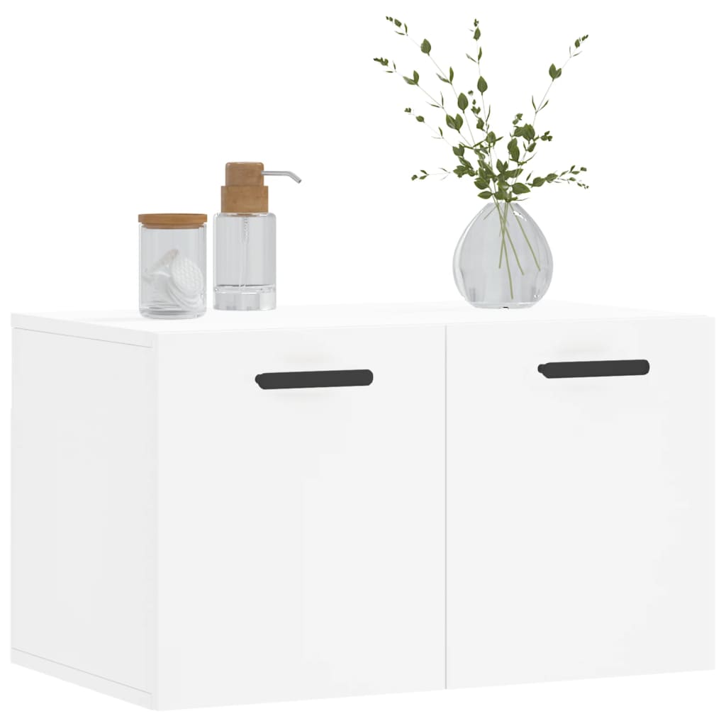 Mobile a Parete Bianco 60x36,5x35 cm in Legno Multistrato 830028