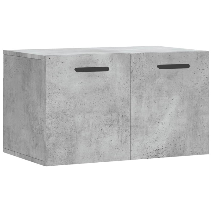 Mobile a Parete Grigio Cemento 60x36,5x35 cm Legno Multistrato 830032