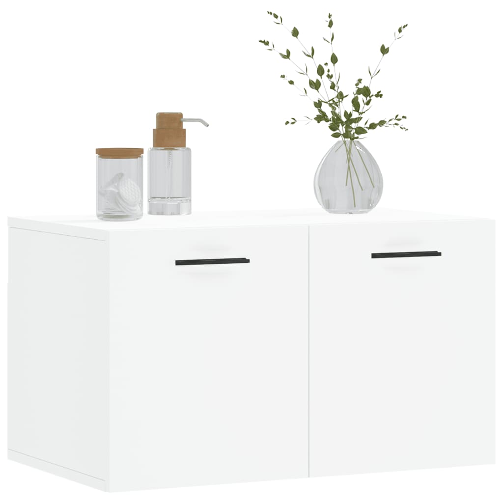 Mobile a Parete Bianco 60x36,5x35 cm in Legno Multistrato 830036