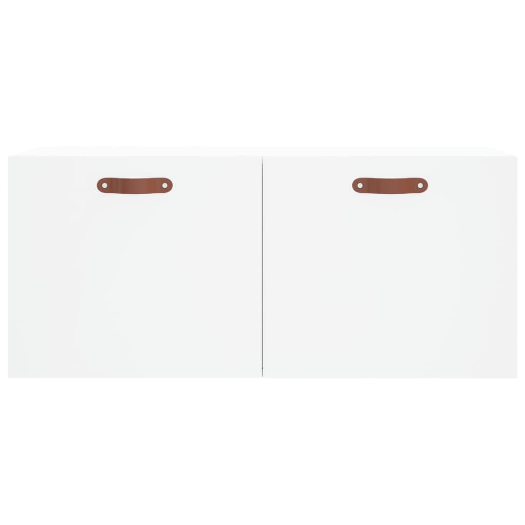 Mobile a Parete Bianco 80x36,5x35 cm in Legno Multistrato 830052