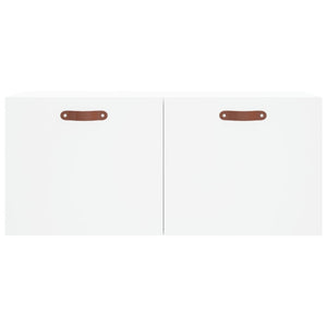 Mobile a Parete Bianco 80x36,5x35 cm in Legno Multistrato 830052