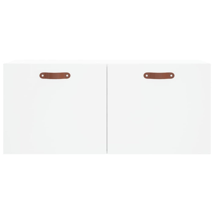 Mobile a Parete Bianco 80x36,5x35 cm in Legno Multistrato 830052