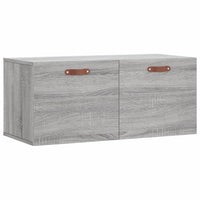 Mobile a Parete Grigio Sonoma 80x36,5x35cm in Legno Multistratocod mxl 81440