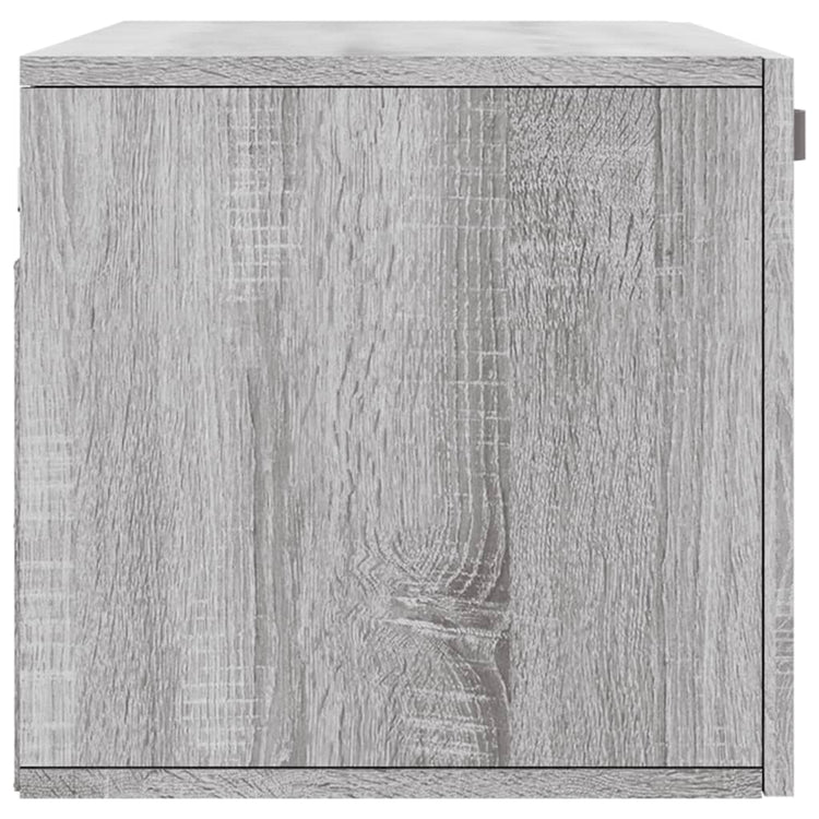 Mobile a Parete Grigio Sonoma 80x36,5x35cm in Legno Multistrato 830058