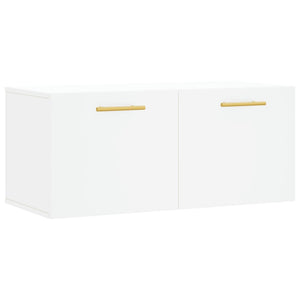 Mobile a Parete Bianco 80x36,5x35 cm in Legno Multistrato 830060