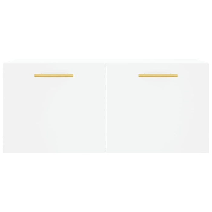 Mobile a Parete Bianco 80x36,5x35 cm in Legno Multistrato 830060