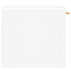 Mobile a Parete Bianco 80x36,5x35 cm in Legno Multistrato 830060