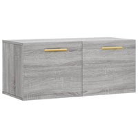 Mobile a Parete Grigio Sonoma 80x36,5x35cm in Legno Multistrato 830066