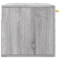 Mobile a Parete Grigio Sonoma 80x36,5x35cm in Legno Multistrato 830066