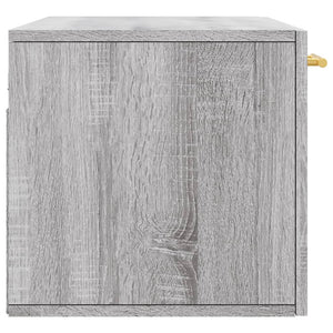 Mobile a Parete Grigio Sonoma 80x36,5x35cm in Legno Multistrato 830066