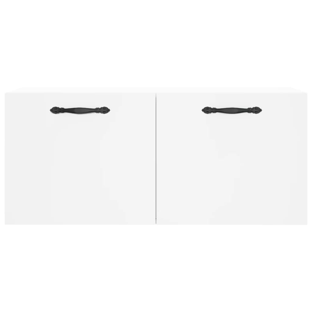 Mobile a Parete Bianco 80x36,5x35 cm in Legno Multistrato 830068