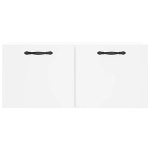 Mobile a Parete Bianco 80x36,5x35 cm in Legno Multistrato 830068